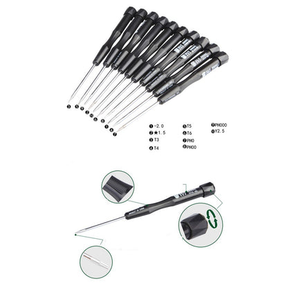 BEST BST-8800C 10-in-1 Anti-slip Professional Screwdriver Disassemble Opening Repair Tool Kit