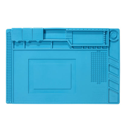 IPARTSEXPERT Heat Insulation Magnetic Screw Keeper Silicone Mat Cell Phone Maintenance Platform Pad