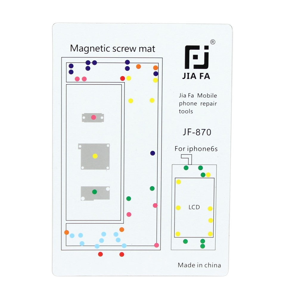 JIAFA JF-870 Magnetic Screw Mat Phone Repair Tool for iPhone 6s 4.7-inch