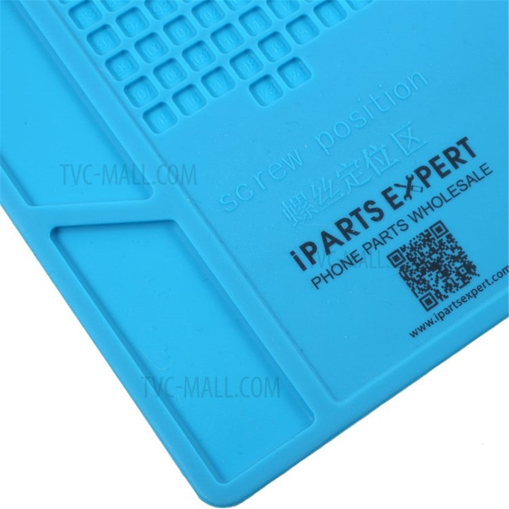 IPARTSEXPERT Heat Insulation Silicone Maintenance Pad for Mobile Phone, Size: 35cm x 25cm x 0.3cm
