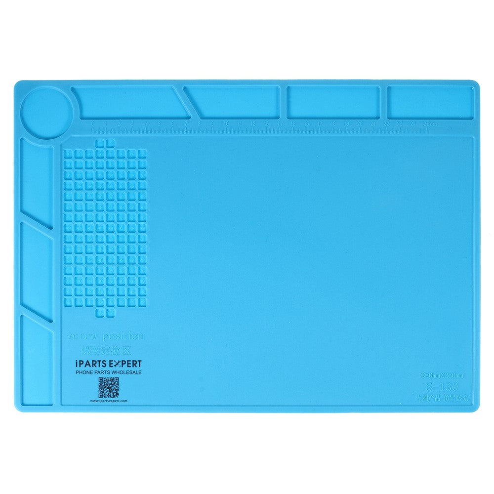IPARTSEXPERT Heat Insulation Silicone Maintenance Pad for Mobile Phone, Size: 35cm x 25cm x 0.3cm