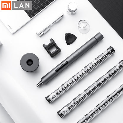 WOWSTICK 1F+ 64 in 1 Electric Screwdriver with 56 Bits Rechargeable Lithium Alloy Body 3 LED Lights