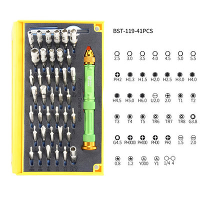 BEST BST-119 64 in 1 Multi-functional Smart Phones Repair Tool Kit Disassemble Tool Set