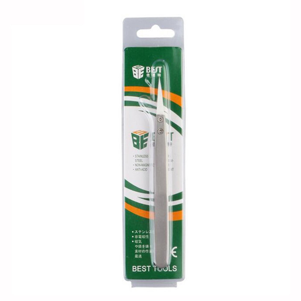 BEST BEST-72-MZ Precision Ceramic Tweezers 302 Stainless steel High Temperature Resistant Tweezers