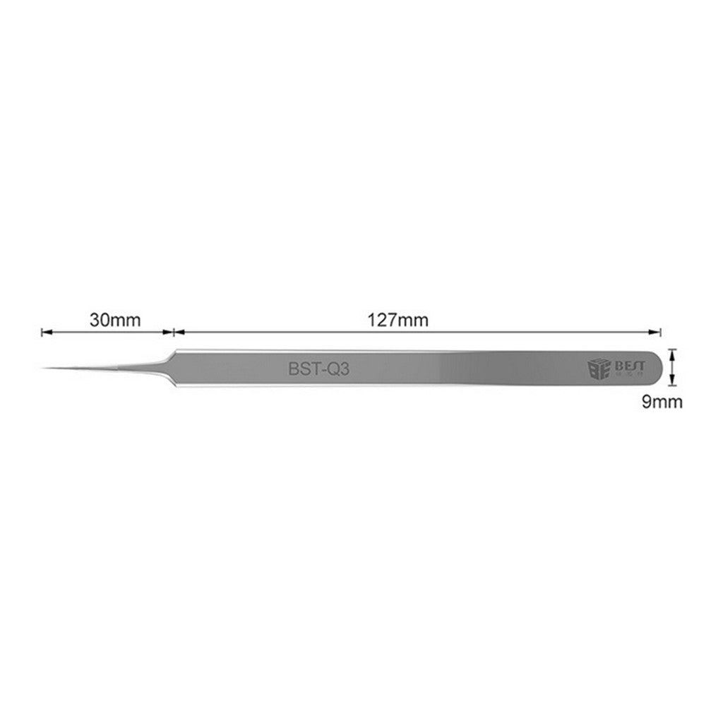 BEST BST-Q3 202 Stainless Steel Precision Jumper Wire Tweezers Hand Tool