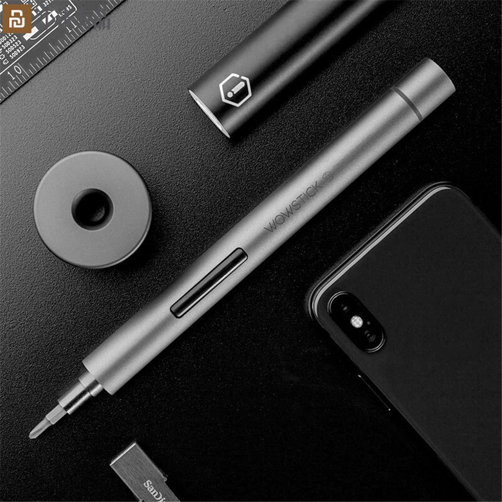 XIAOMI YOUPIN Wowstick 1F+ Electric Screwdriver with 56 Bits / 3 LED Lights Small Portable Cordless Power Screwdriver (Chinese Version)