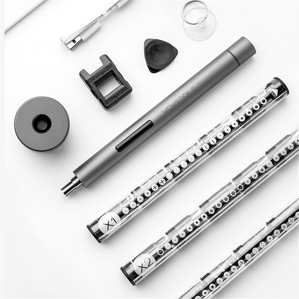 XIAOMI YOUPIN Wowstick 1F+ Electric Screwdriver with 56 Bits / 3 LED Lights Small Portable Cordless Power Screwdriver (Chinese Version)