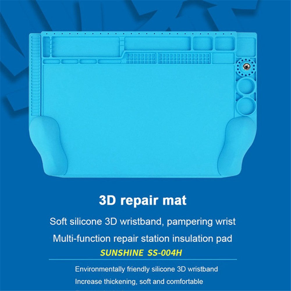 Heat Insulation Silicone Pad Soldering Station Mat Maintenance Platform for Phone Repair