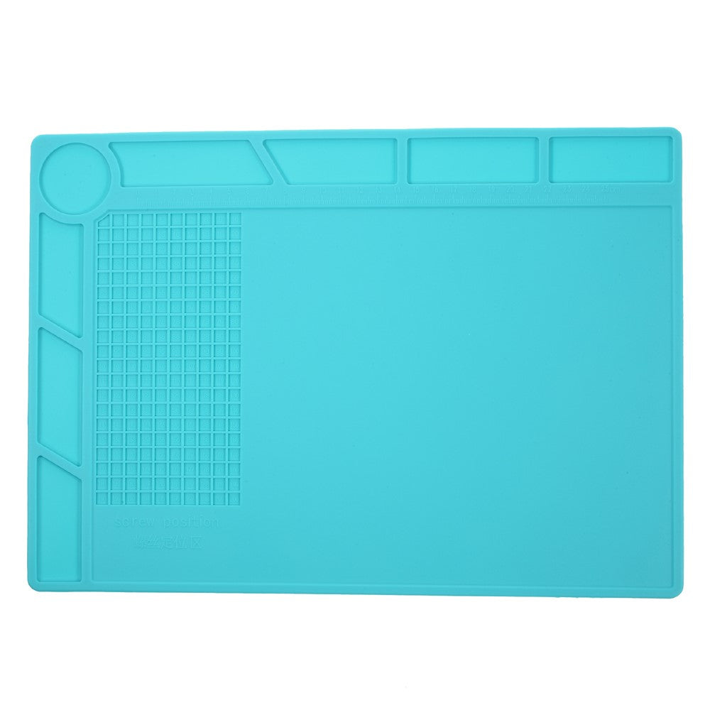 Silicone Pad Phone Maintenance Platform High Temperature Resistant with 25cm Scale Ruler