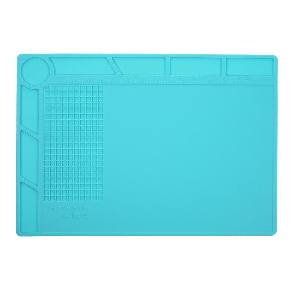 Silicone Pad Phone Maintenance Platform High Temperature Resistant with 25cm Scale Ruler