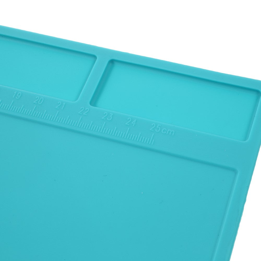 Silicone Pad Phone Maintenance Platform High Temperature Resistant with 25cm Scale Ruler