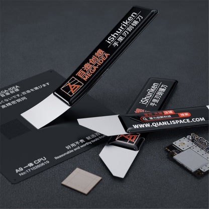 MEGA-IDEA iShuriken BGA Reballing Scraping Tin Knife Scraping Soldering Paste Hand Blade Scraping Knife