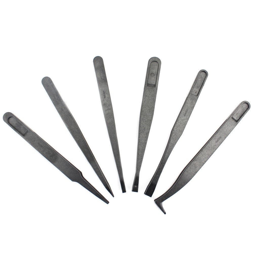 JF-S6 Professional 6-in-1 Anti-static Tweezers Set Repair Tools