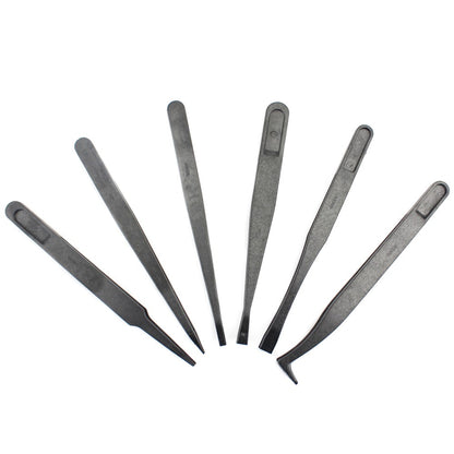 JF-S6 Professional 6-in-1 Anti-static Tweezers Set Repair Tools