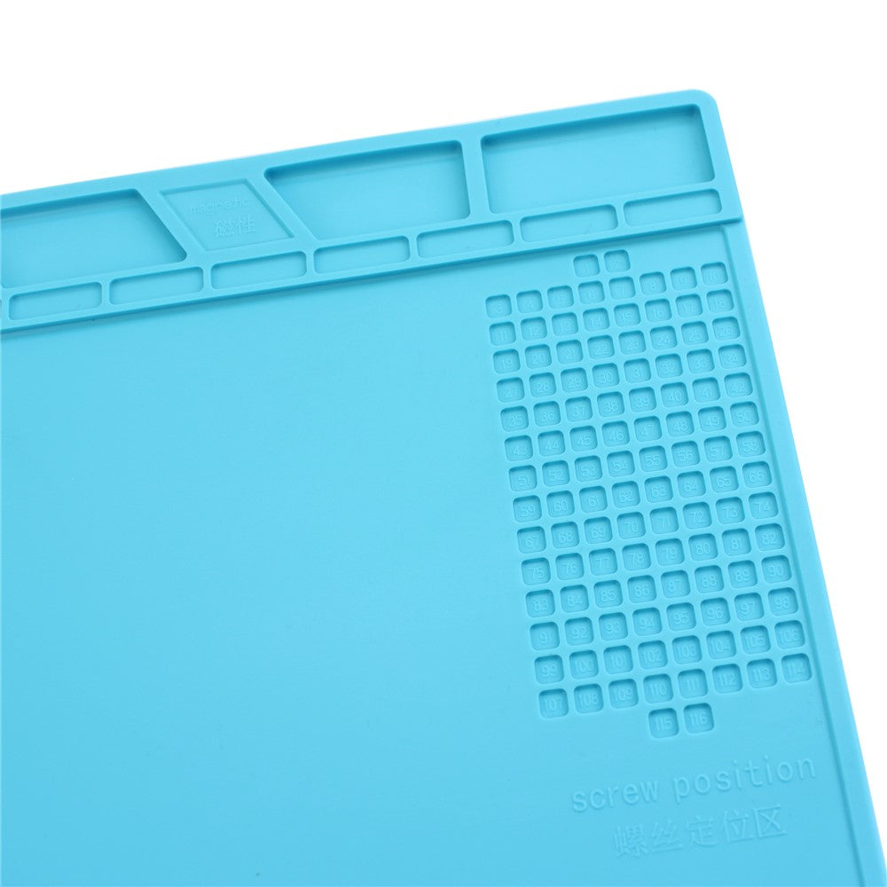 S-140 Silicone Heat Insulation Repair Platform Mat with Magnetic Screw Section