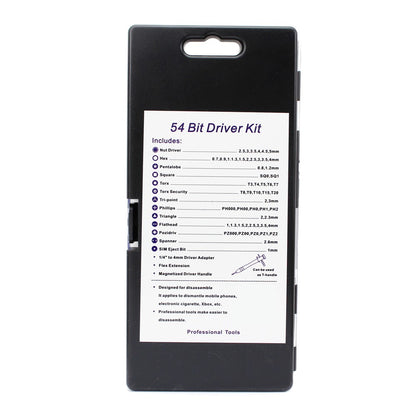 58-in-1 54 Bits Precision Screwdriver Disassembly Repairing Tool Set for iPhone Samsung Etc.