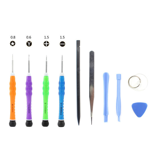 Professional 10-in-1 Screwdriver Pry Disassemble Opening Repair Tool Kit
