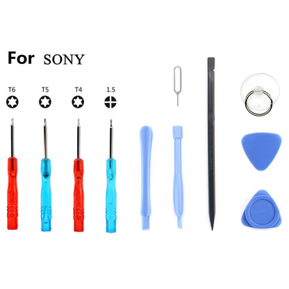 JF-8114 Professional 11-in-1 Screwdriver Pry Disassemble Opening Repair Tool Kit for Sony Smartphone and Tablet