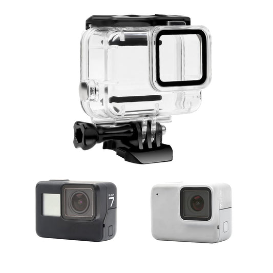 For GoPro Hero7 Silver / White Waterproof Case 30m Underwater Housing Protective Shell