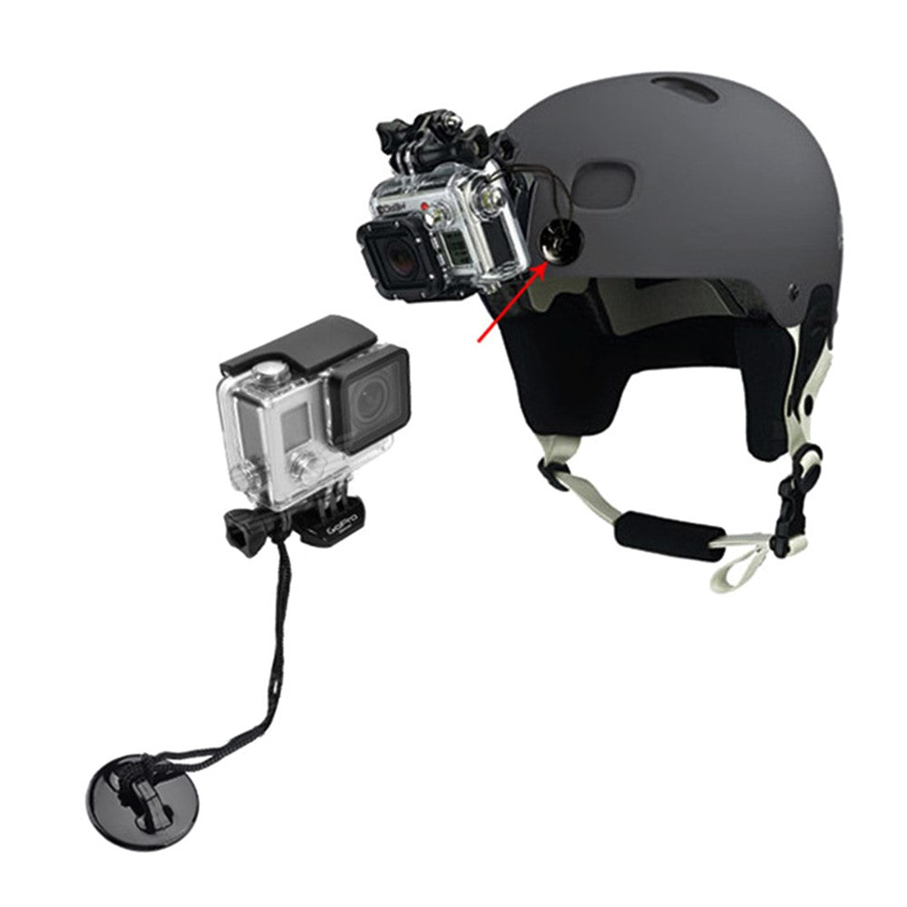 PULUZ PU21 Surf Snowboard Buckle Safety Tethers Strap with Sticker VHB Mount Pad for GoPro HERO4/3+/3/2/1