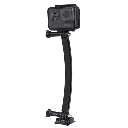 PULUZ PU78 Outdoor Motorcycle Cycling Helmet Extension Arm Set for GoPro Hero 6/5/5 Session/4 Session