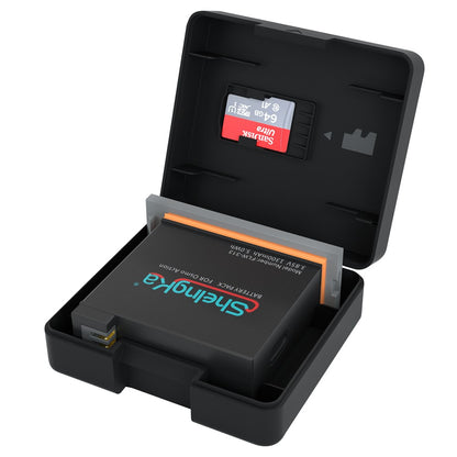 1300MA Li-po Battery with Storage Box Case for DJI OSMO Action Camera Accessories