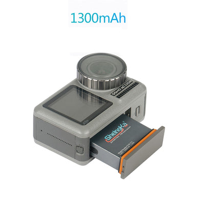 1300MA Li-po Battery with Storage Box Case for DJI OSMO Action Camera Accessories