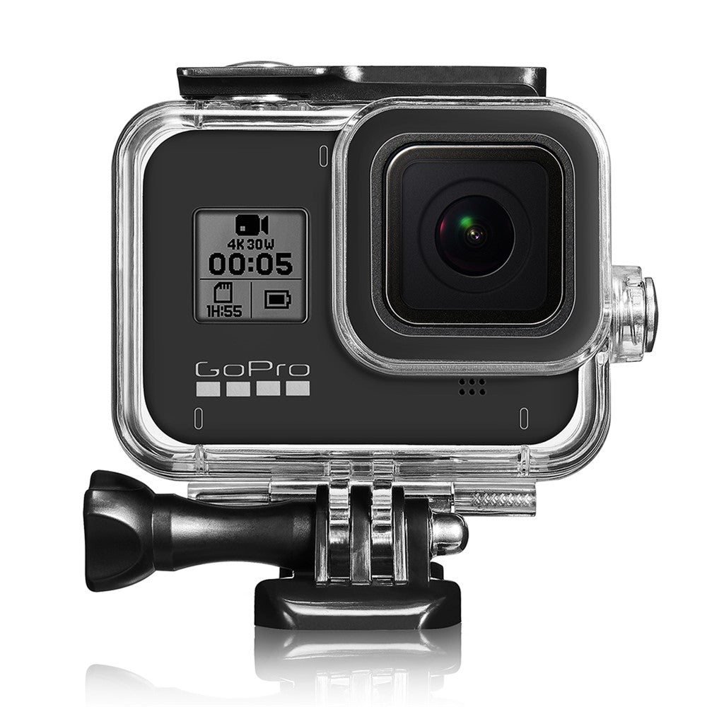 For Gopro 8 Waterproof Case+Red Purple Pink Filter