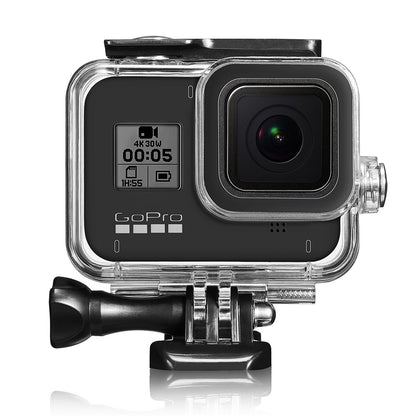 For Gopro 8 Waterproof Case+Red Purple Pink Filter