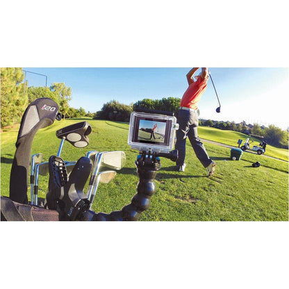 Jaws Clamp + 8-Section Gooseneck Arm Mount Set for GoPro Xiaoyi SJCAM