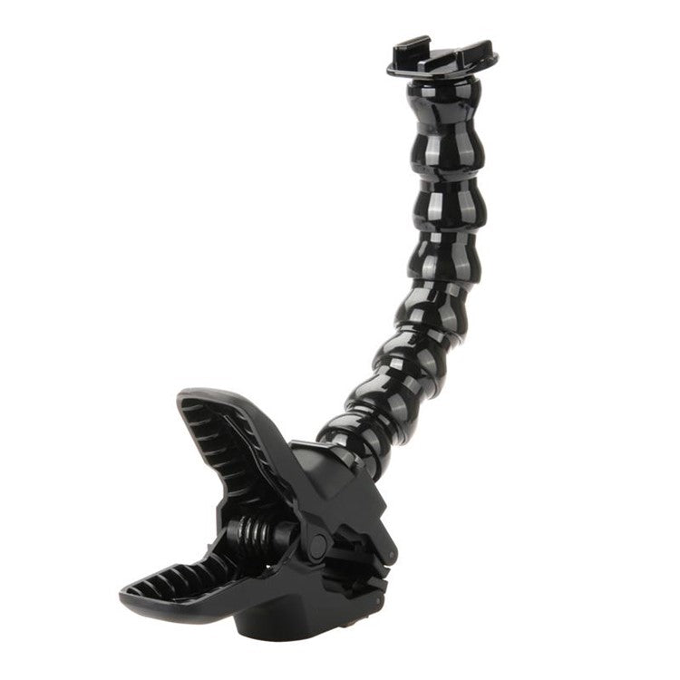 Jaws Clamp + 8-Section Gooseneck Arm Mount Set for GoPro Xiaoyi SJCAM