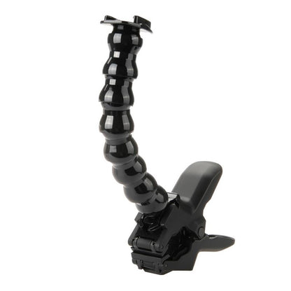 Jaws Clamp + 8-Section Gooseneck Arm Mount Set for GoPro Xiaoyi SJCAM