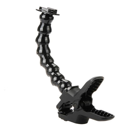 Jaws Clamp + 8-Section Gooseneck Arm Mount Set for GoPro Xiaoyi SJCAM