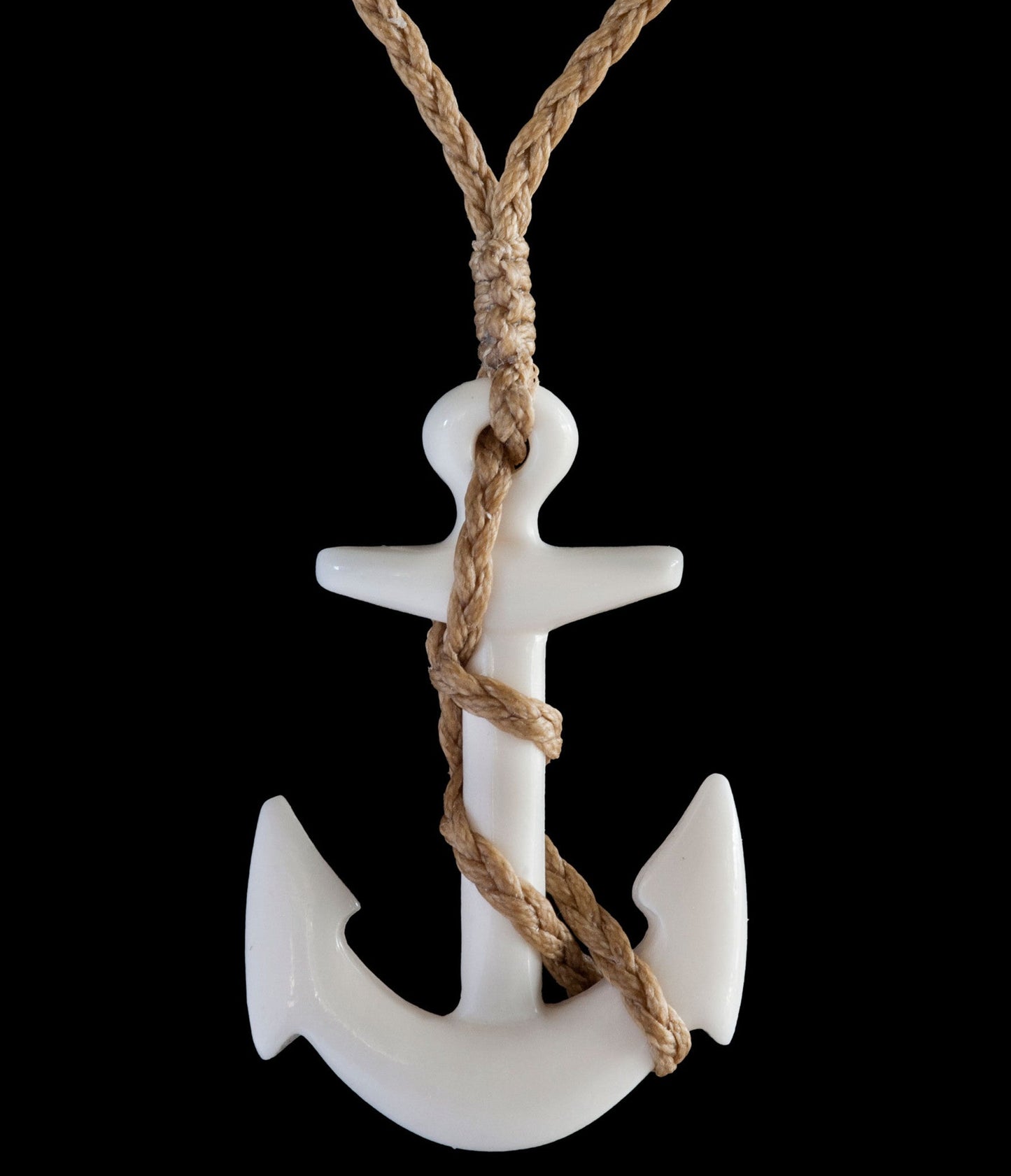 Bone Fouled Anchor Pendant