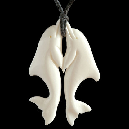 Playing Dolphins Pendant