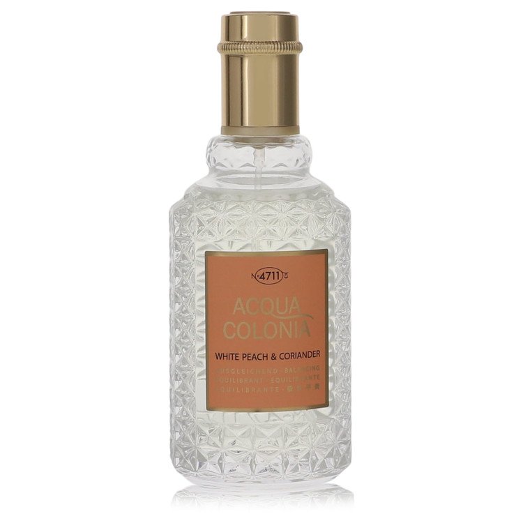 4711 Acqua Colonia White Peach & Coriander Eau De Cologne Spray (Unisex Unboxed) by 4711 50 ml