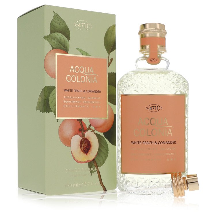 4711 Acqua Colonia White Peach & Coriander Eau De Cologne Spray (Unisex) by 4711 169 ml