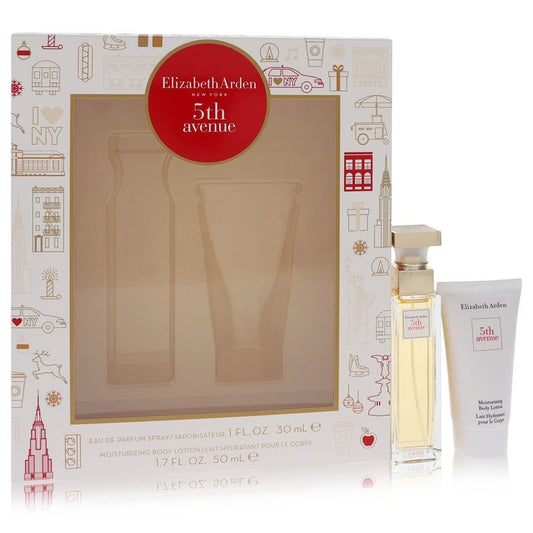 5th Avenue Gift Set - 1 oz Eau De Parfum Spray + 1.7 oz Body Lotion by Elizabeth Arden --