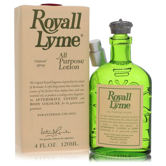 Royall Lyme All Purpose Lotion / Cologne by Royall Fragrances 120 ml