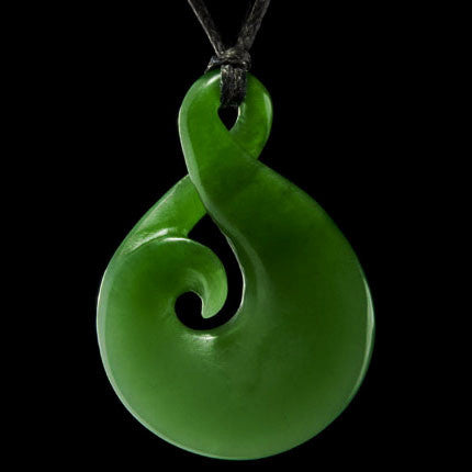 Jade Twist Koru Pendant