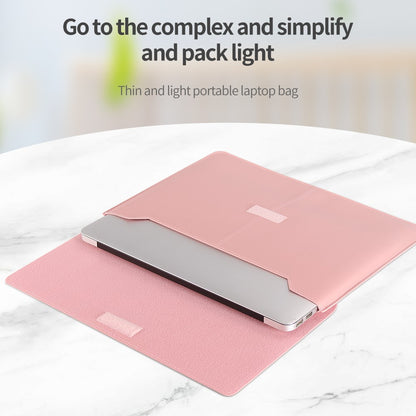 Leather Laptop Tablet Protective Bag Laptop Sleeve for 11''-12'' Laptop