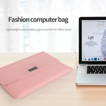 Leather Laptop Tablet Protective Bag Laptop Sleeve for 13''-14'' Laptop