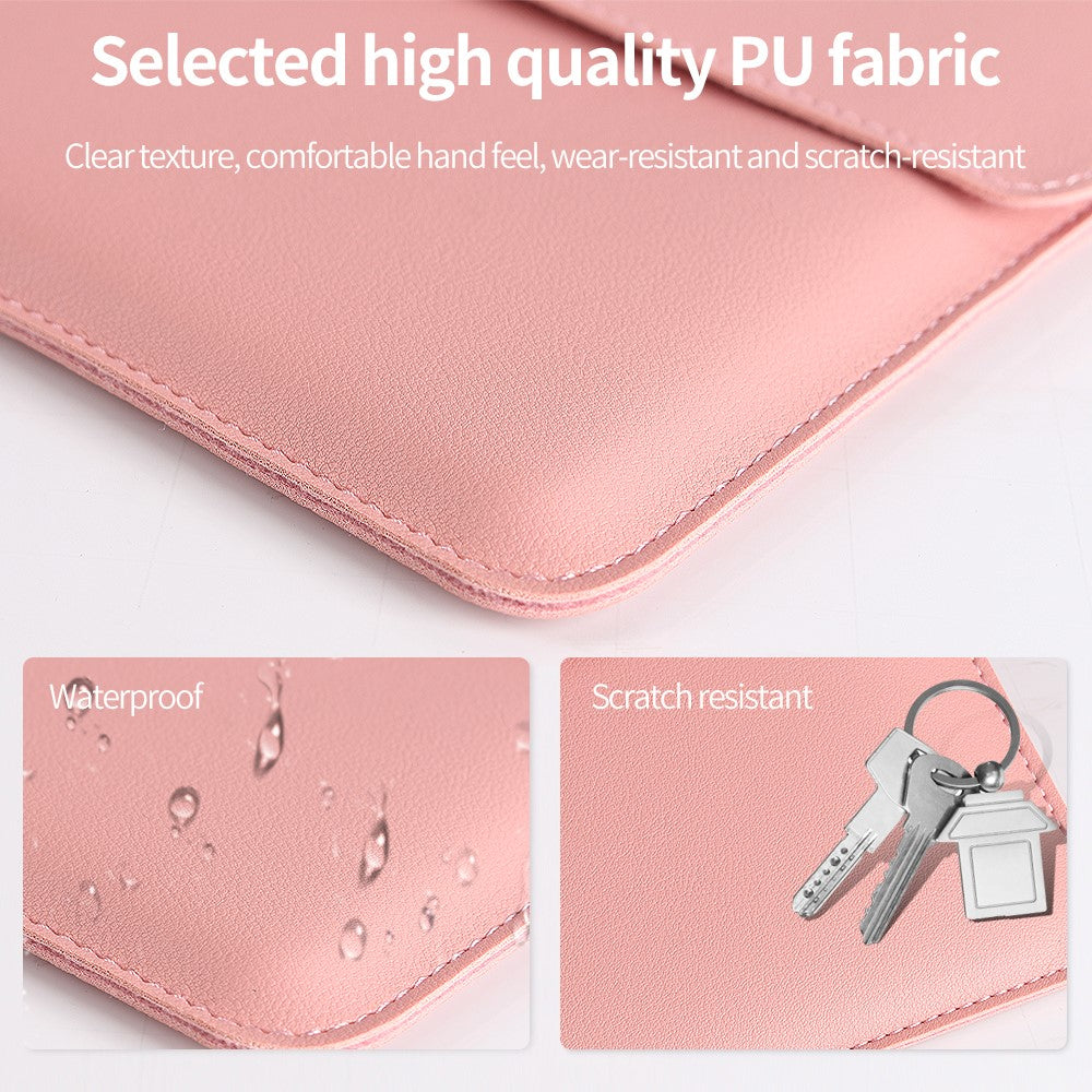 Leather Laptop Tablet Protective Bag Laptop Sleeve for 13''-14'' Laptop