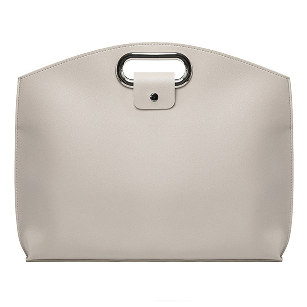 Business Style Waterproof Portable PU Leather Handbag for 13.3 / 14-inch Laptop Sleeve Bag