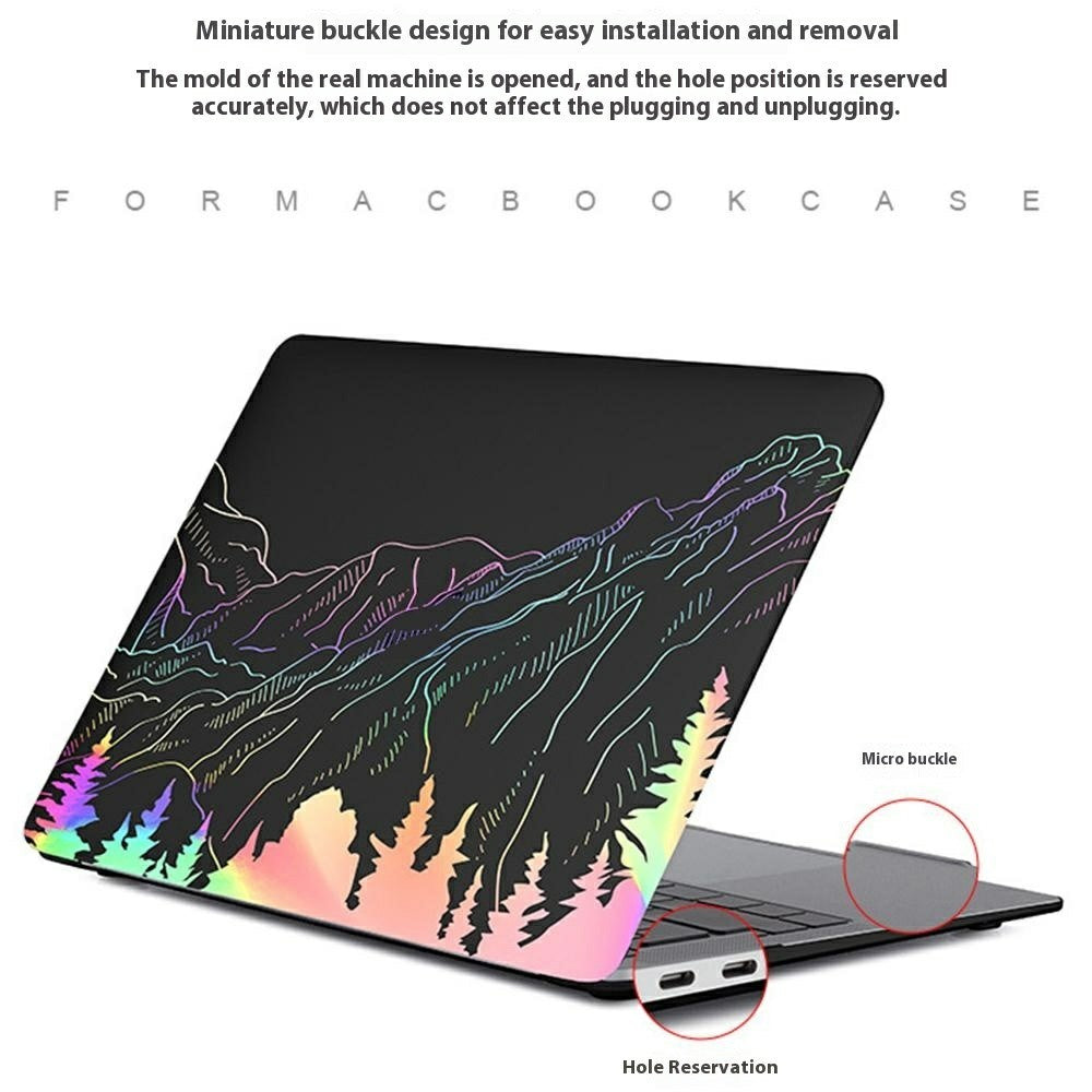 For Macbook Air 15 inch (2025) / (2024) / (2023) A2941 (EU Version) / A3114 Case Cold Stamping Laptops PC Hard Shell
