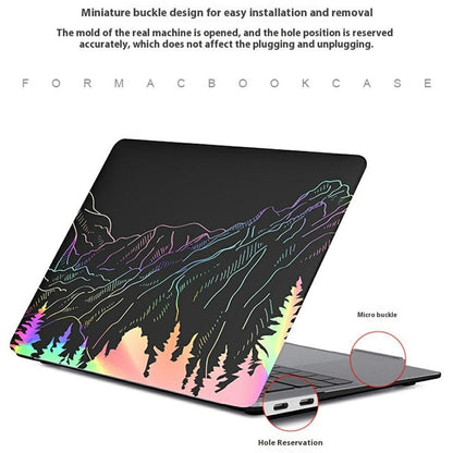 For MacBook Air 13 inch (2026) A3449 / (2025) A3240 / (2024) A3113 / (2022) A2681 Case Cold Stamping Laptops PC Hard Shell