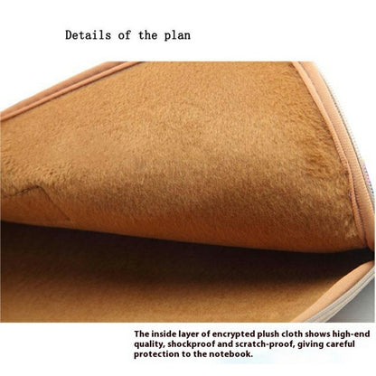 LISEN 39 x 27.5 x 1.5cm Carrying Case for 15.6-Inch Laptops Storage Bag with Stylish Retro Leopard Pattern