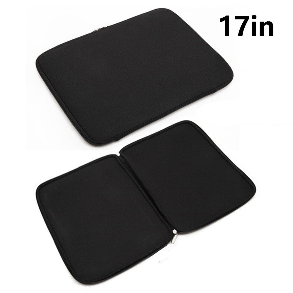A03 17 inch Laptop Sleeve Bag Neoprene Notebook Carrying Bag without Elastic Bands Tablet Briefcase