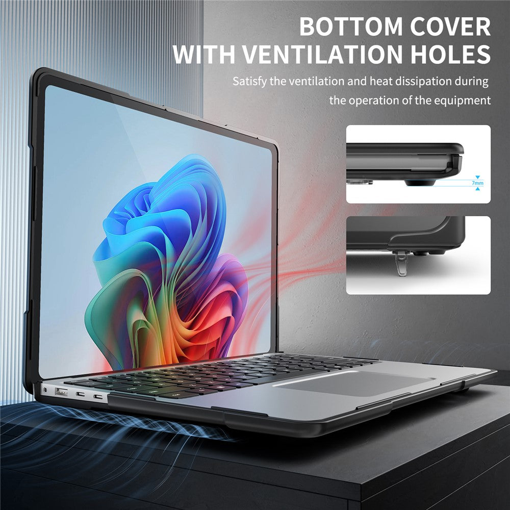 For Microsoft Surface Laptop 8 13.8 inch / 7 13.8-inch Laptop Case Stand Design Notebook TPU PC Cover