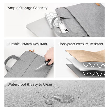 ROCK RST10887 For Laptops Up To 14.9 Inch Carrying Case Notebook Storage Bag Shockproof with Strap